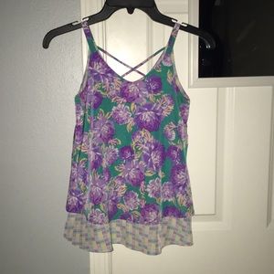Good quality Ella Moss girls tank top.